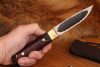 Северный нож малый, Bohler N690 фултанг, рукоять кап клена.